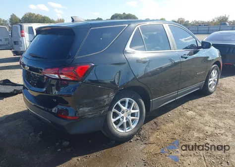 2022 Chevrolet Equinox Fwd Lt из США, поврежденный, VIN 3GNAXKEV3NL242587